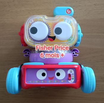 Jouet d'éveil Jo le robot 4 en 1 Fisher Price dès 6 mois