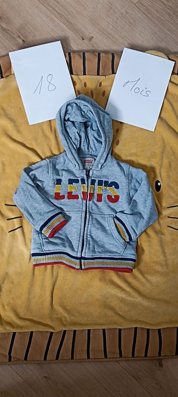 Sweat à capuche zippé Levis 