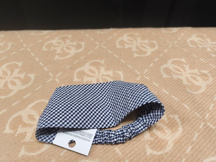 Bandeau vichy bleu  neuf - photo numéro 2