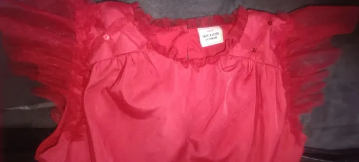 Robe rouge tape à l'oeil - photo numéro 2