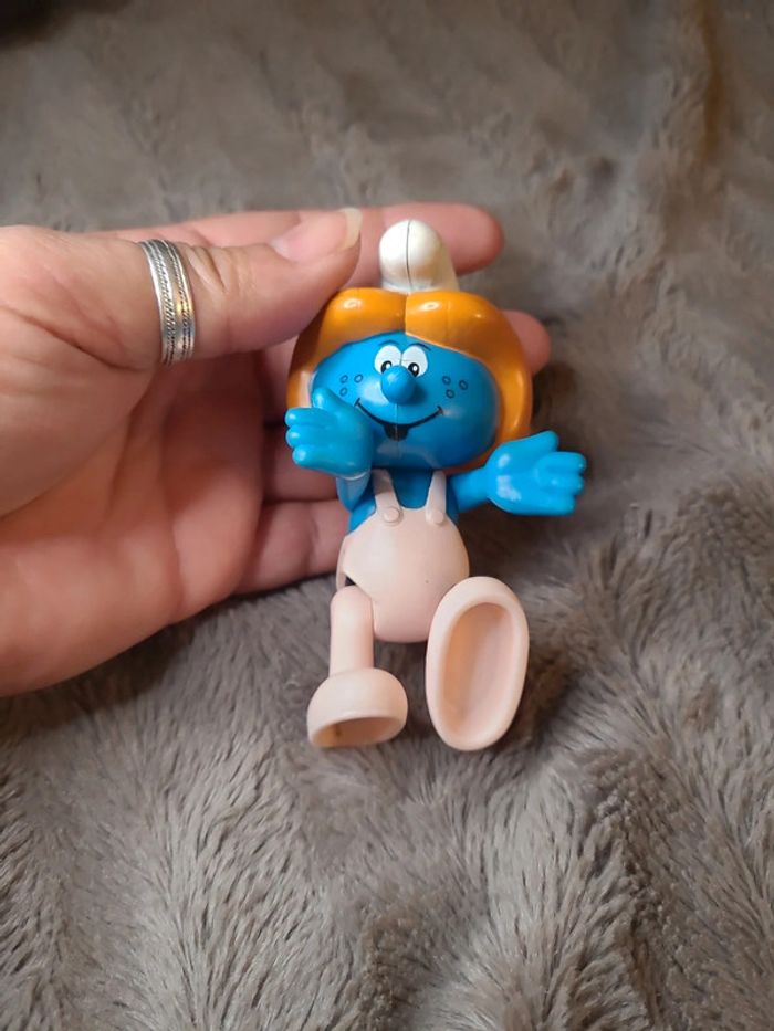 figurine schtroumpfette articulée - photo numéro 3