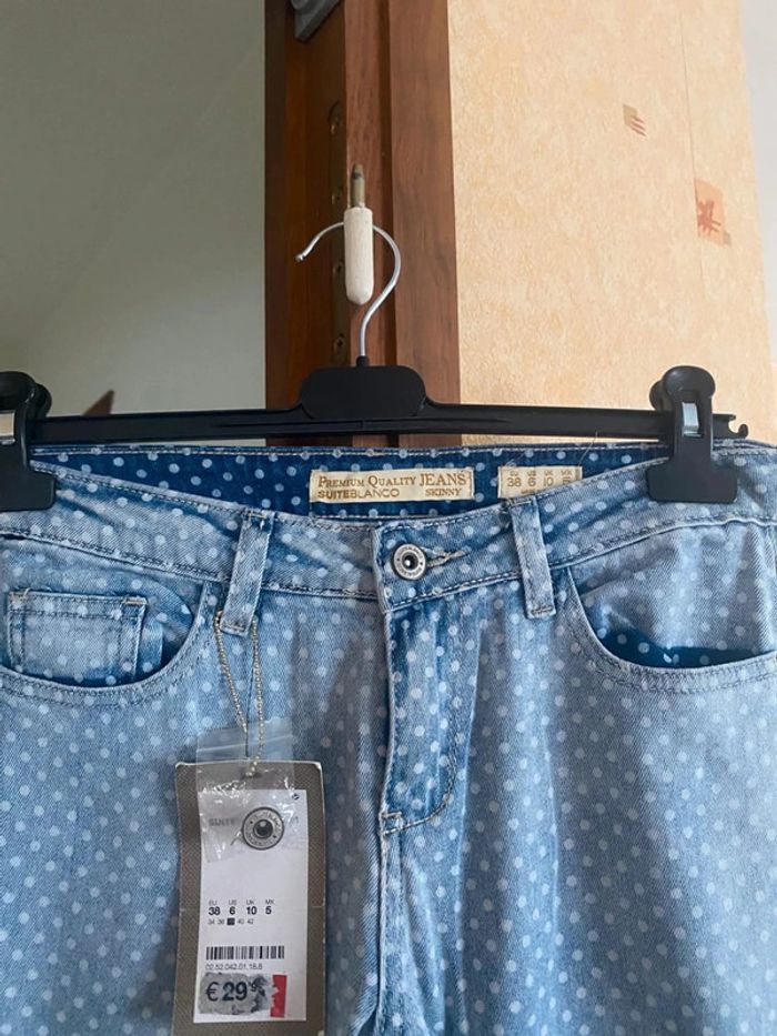 Jeans femme taille 38marque suiteblanco neuf avec étiquette - photo numéro 3