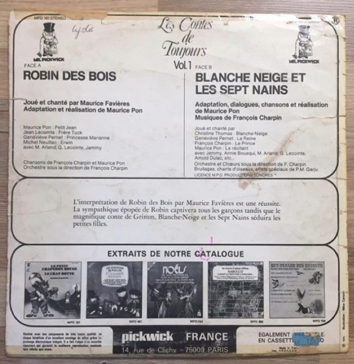 Vinyle 33 tours-Les contes de toujours - photo numéro 2