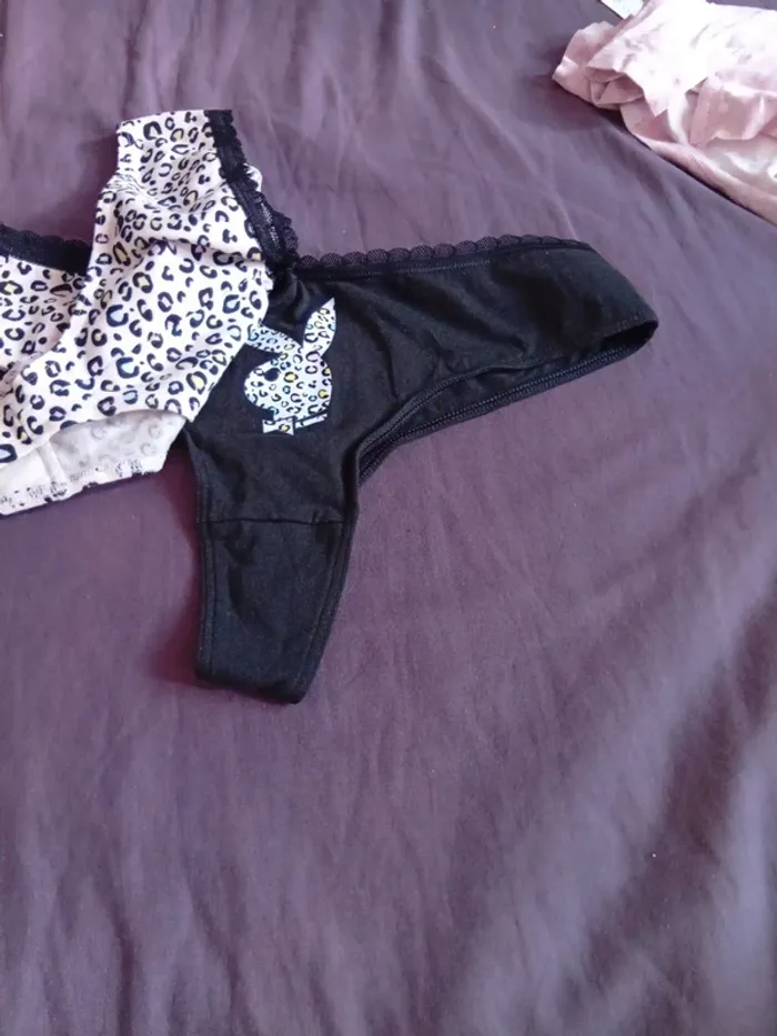 Lot string femme x2 coton