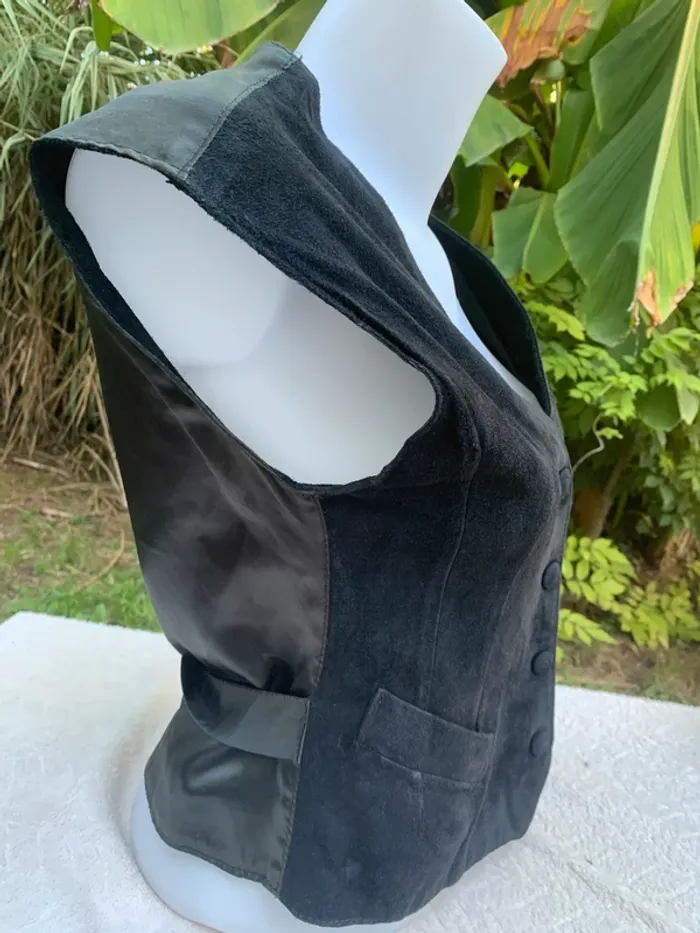 Gilet veston vintage Escale 43 sans manches taille 38-40 - photo numéro 8