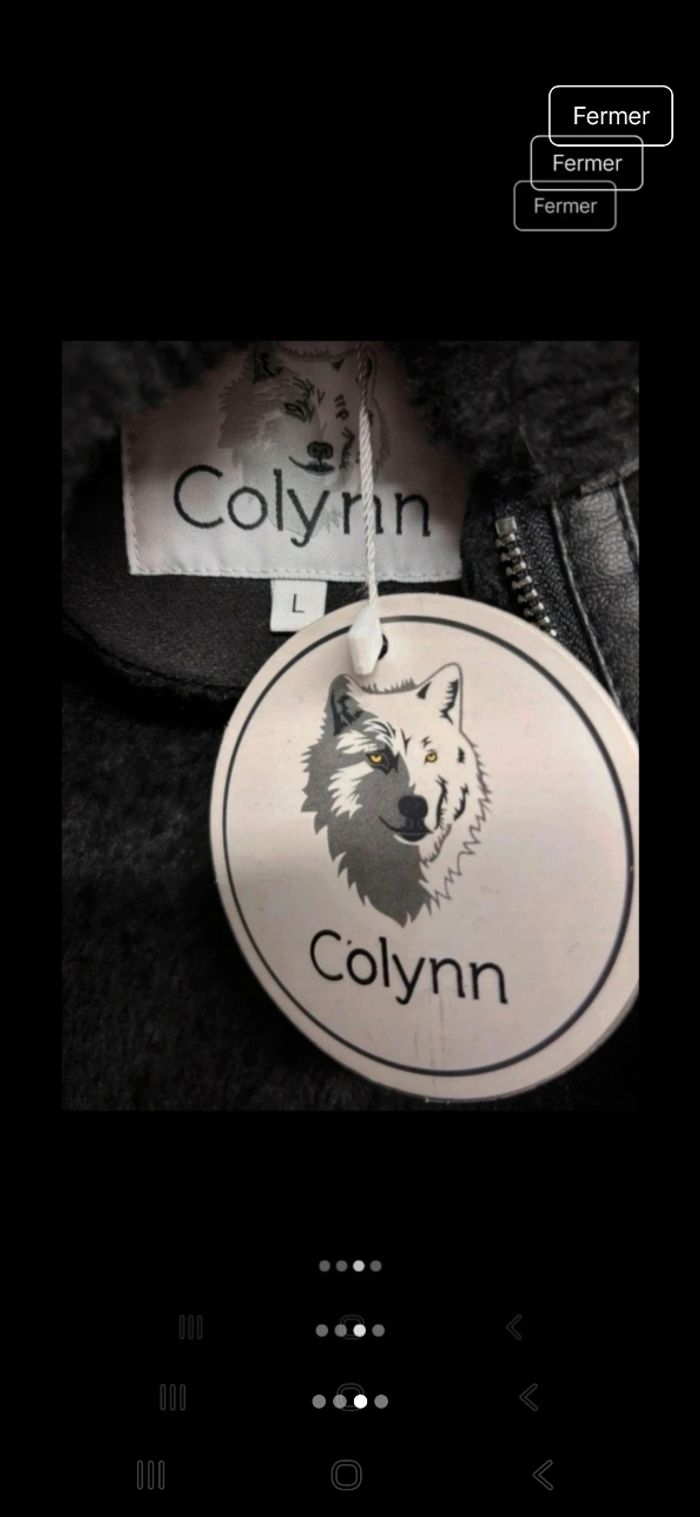 Manteau noir colynn noir tL - photo numéro 3