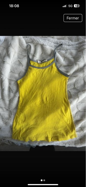 Débardeur jaune