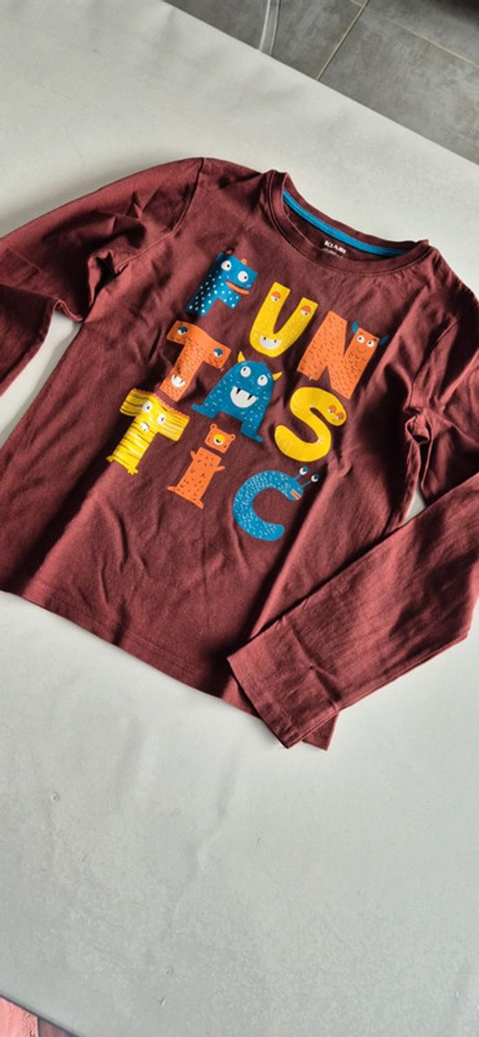 Tee shirt manches longues kiabi