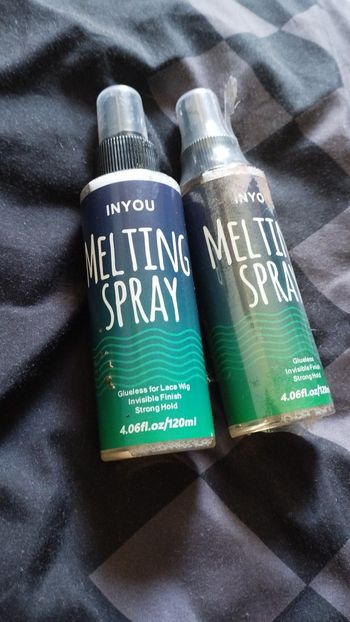 Spray for installing lace front wig 