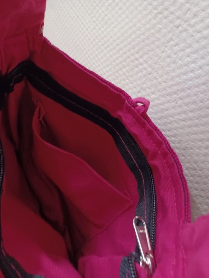 Sac bandoulière coton motif tibétain - photo numéro 4