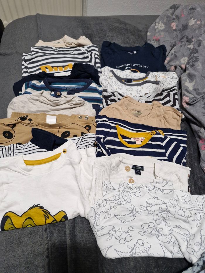 Lot de 15 haut manches longues