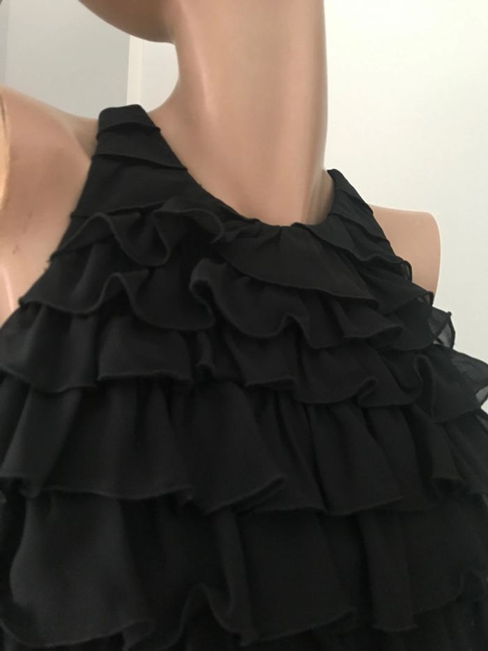 Belle robe volants dos nu Lipsy 38 black - photo numéro 4