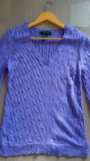 Pull Ralph Lauren femme – 100 % coton – Taille M
