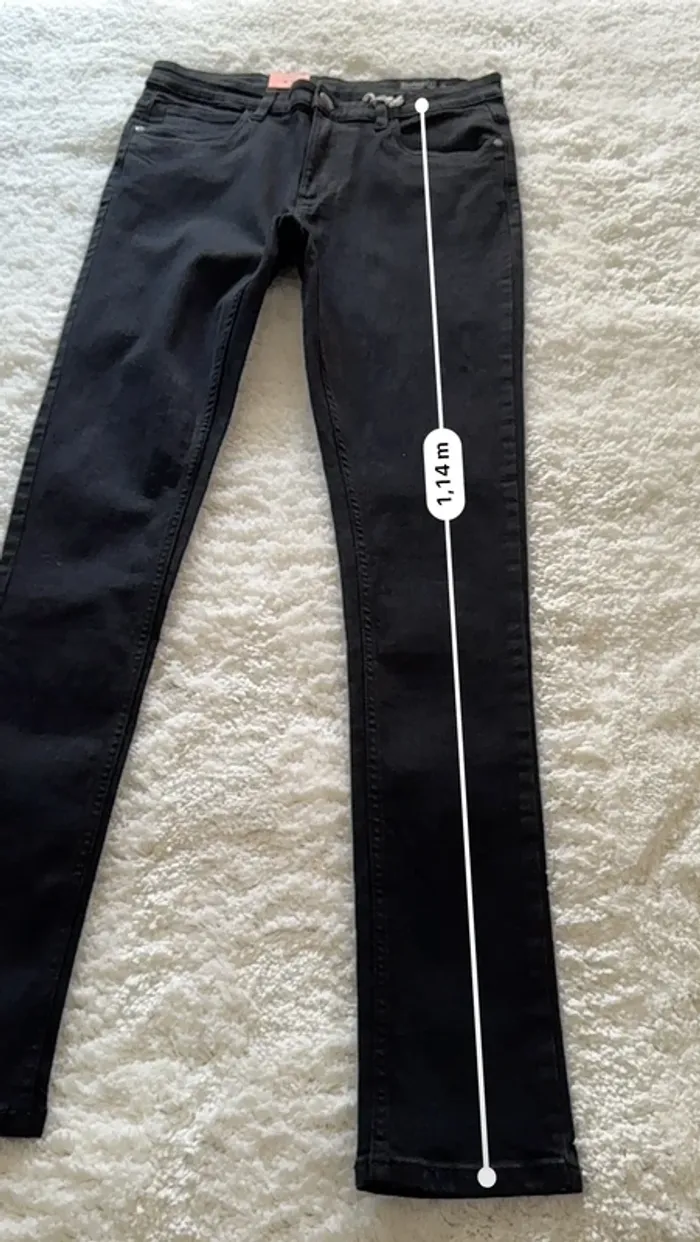 Jean Skinny BZB Homme - Noir Basique - Taille 40 / M - Neuf avec Étiquette - Valeur 15€ - photo numéro 10