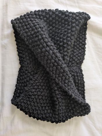 Bandeau laine torsadé