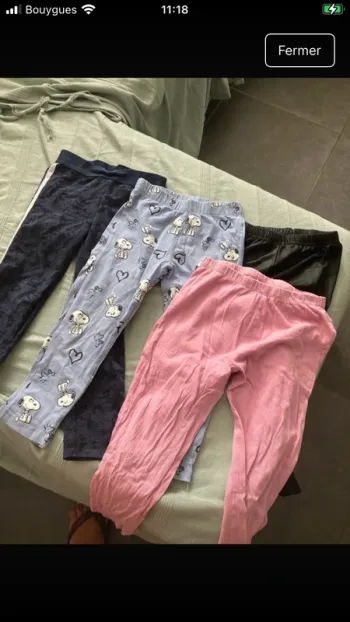Lot de deux legging 5 ans