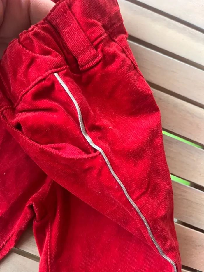 Pantalon velours côtelé petit bateau 18 mois - photo numéro 3