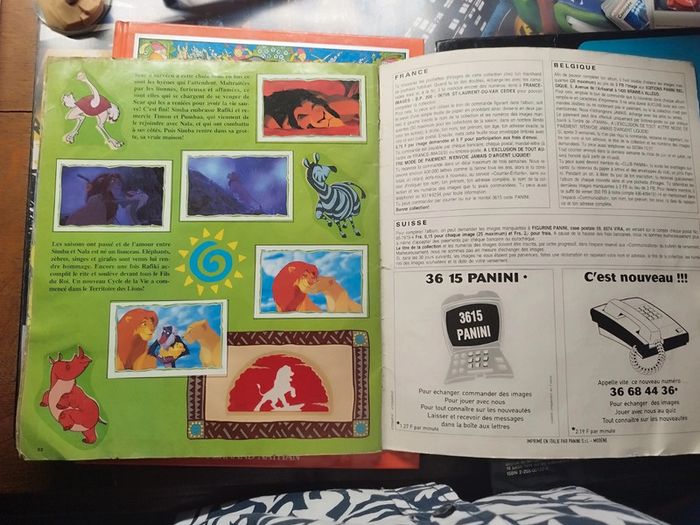 Album panini le roi lion complet - photo numéro 4