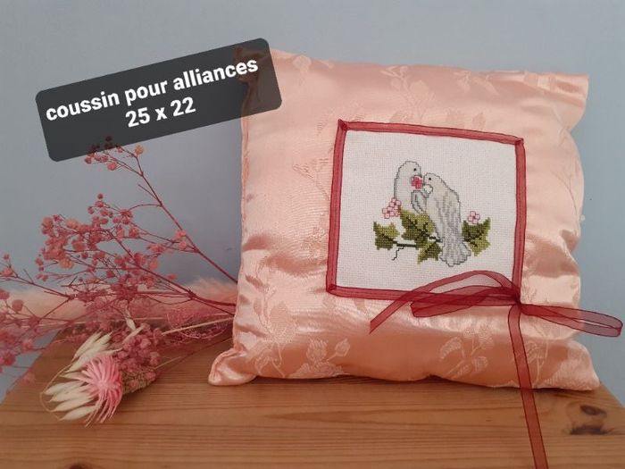 Coussin pour alliances