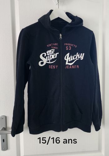 Veste à capuche garçon, taille 15/16 ans
