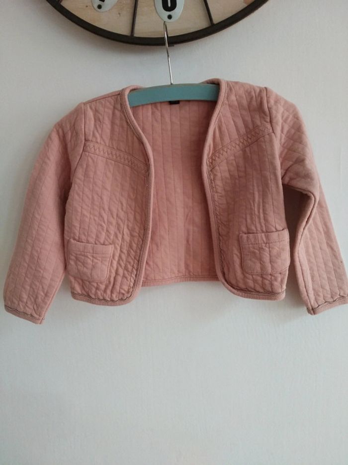 Veste gilet élégante rose