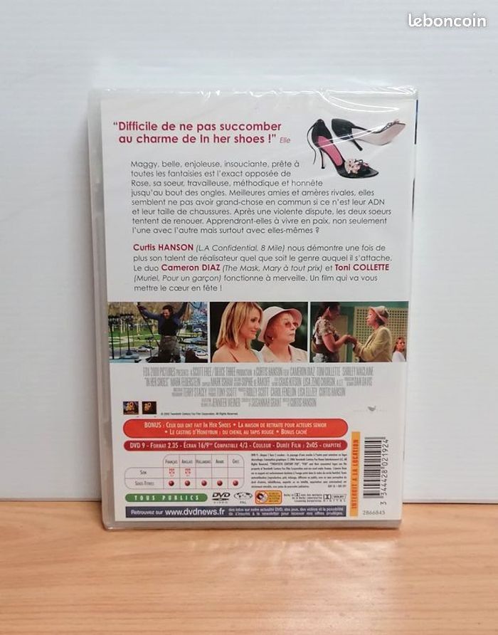 Dvd IN HER SHOES. (Neuf sous blister.) - photo numéro 2