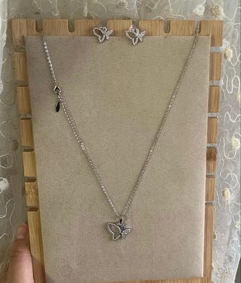 Ensemble bijoux acier inoxydable