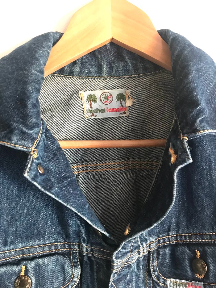 Veste en jean homme taille 38 Michel laneier - photo numéro 2