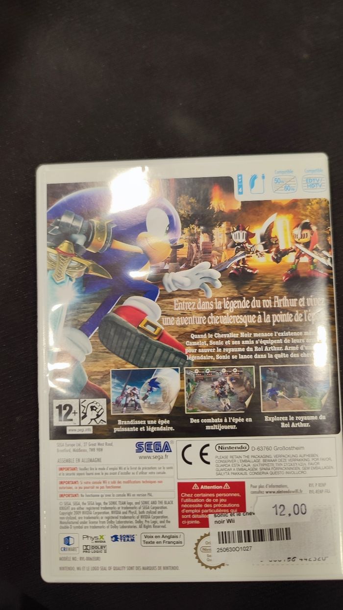 Sonic et le chevalier noir Wii - photo numéro 3