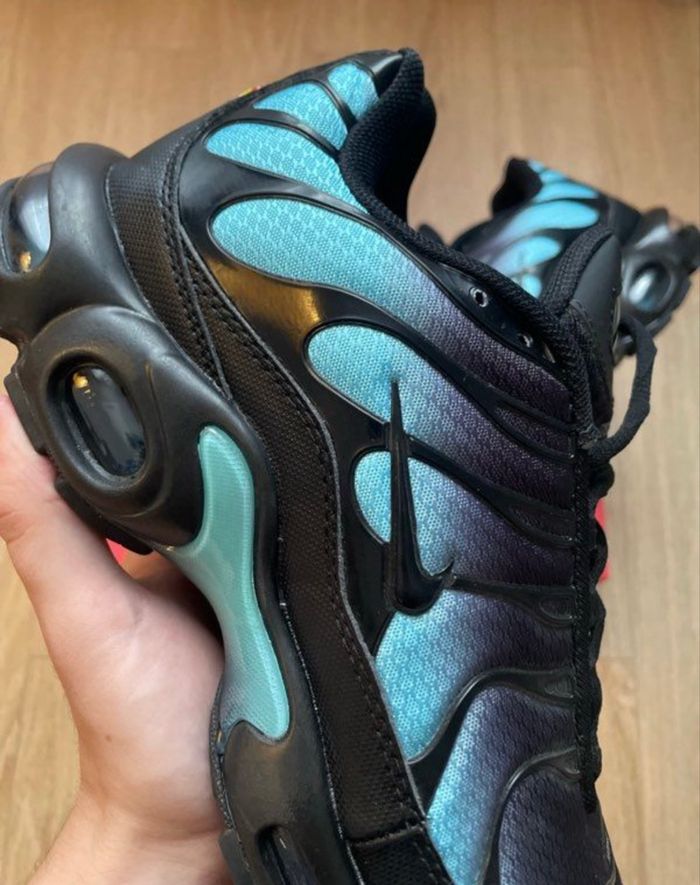 Nike tn noir bleu fluo 36 - photo numéro 5