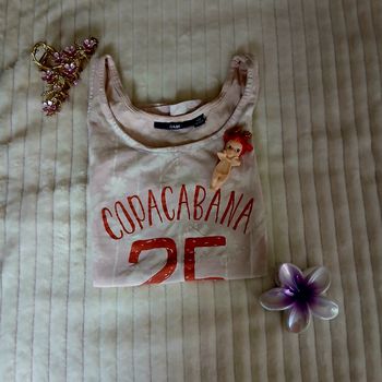 T-shirt rose écriture • 12 ans • Kiabi 