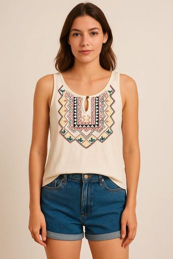 Débardeur brodé Bonobo – Taille M