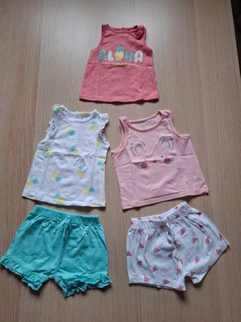 Lot été bébé fille