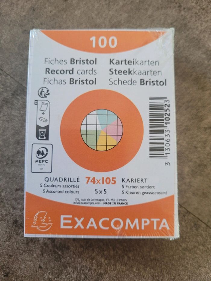 Fiches bristol