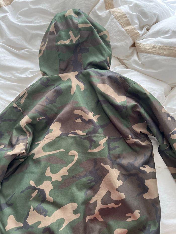 Blouson carhartt half zip avec intérieur en fourrure - photo numéro 6