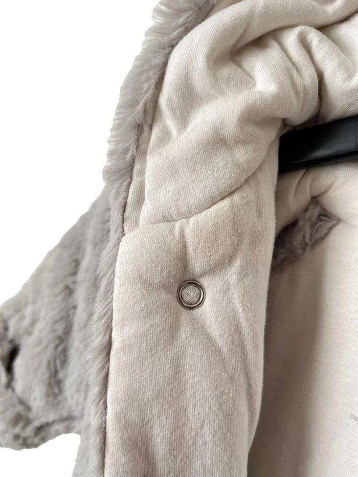 Combipilote à capuche en fausse fourrure grise - Absorba 1 mois - photo numéro 5