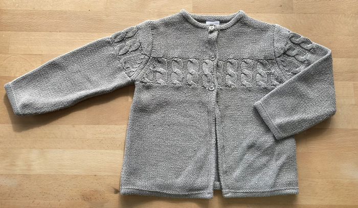 Gilet bébé - 3 Pommes
