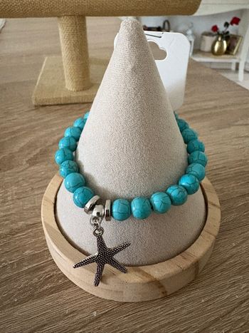 Bracelet turquoise extensible