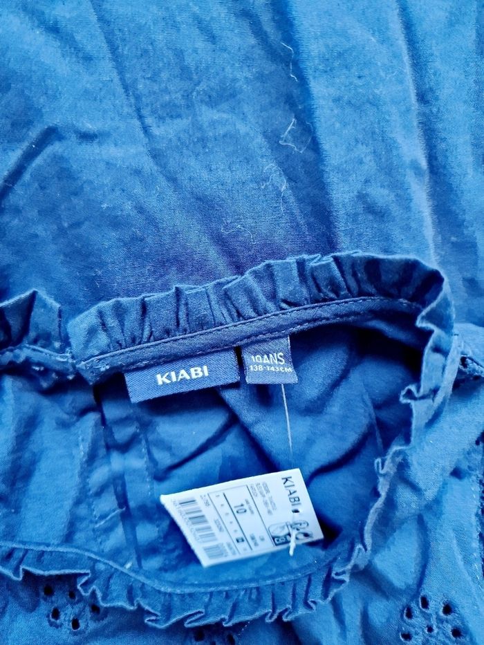Kiabi - Blouse / chemise manches longues - Bleu marine - Neuve avec étiquette ! (10 ans) - photo numéro 6