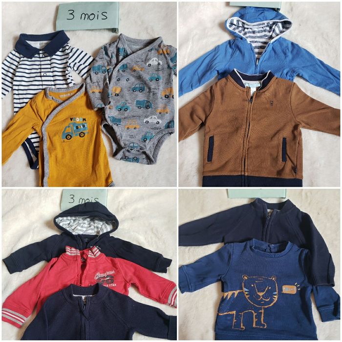 Lot vêtements taille 3mois hiver
