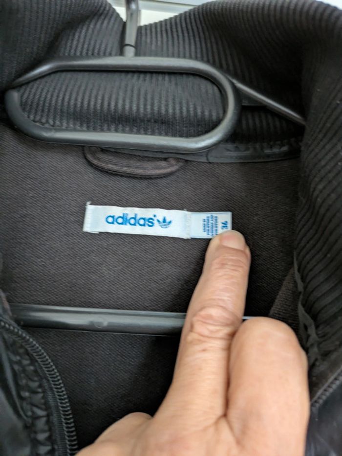 Blouson coupe vent adidas vintage 36 - photo numéro 3