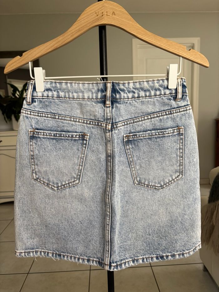 Jupe en jean façon délavé Pimkie - photo numéro 4