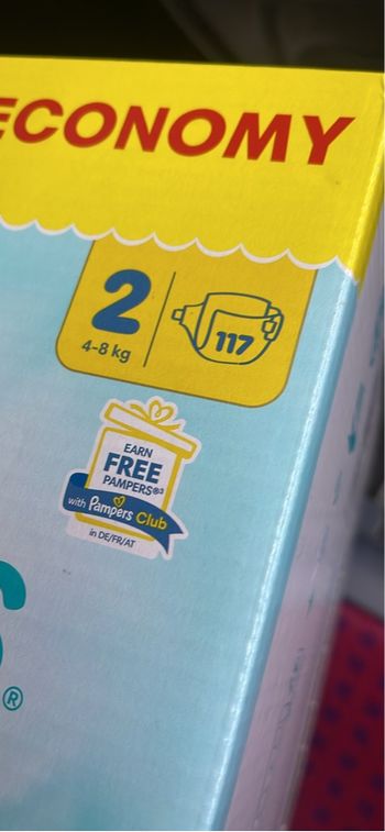 Lot de 2 carton de couche Pampers, Premium, protection taille 2