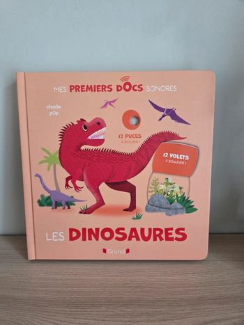 Livre mes premiers docs sonores les dinosaures