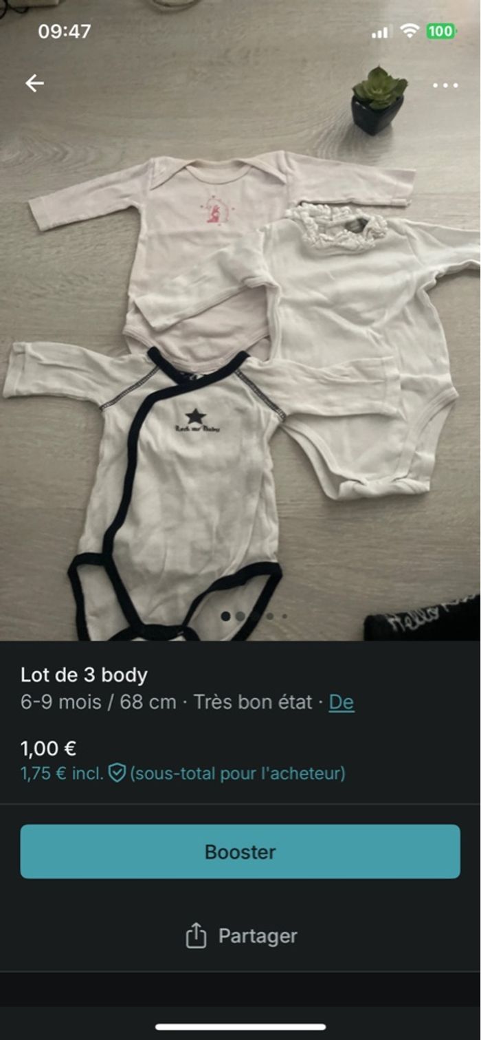 Lot vêtements bébé 6 mois - photo numéro 4