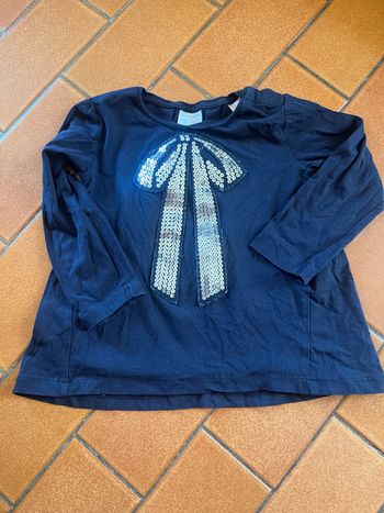 T shirt Zara bleu marine