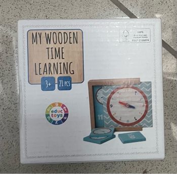 Horloge en bois - Educ Toys