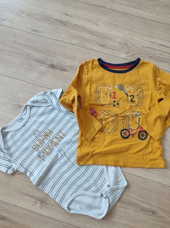 Lot T shirt manches longues et body