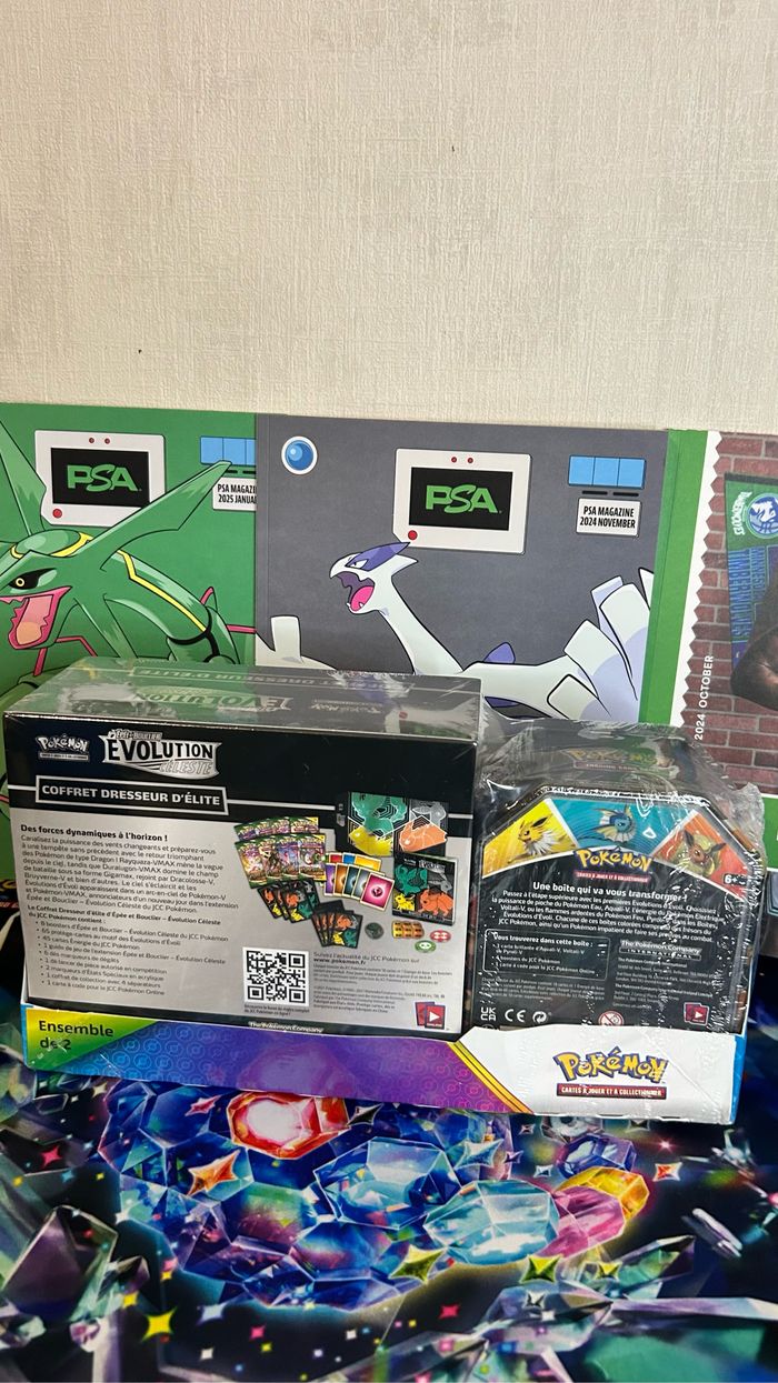 Pokemon Bundle ETB + pokebox eb07 évolution céleste - photo numéro 2