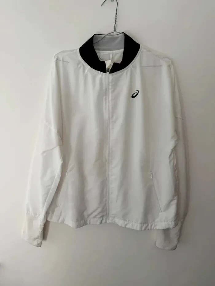 Veste de runing Asics femme blanche taille XL parfait état